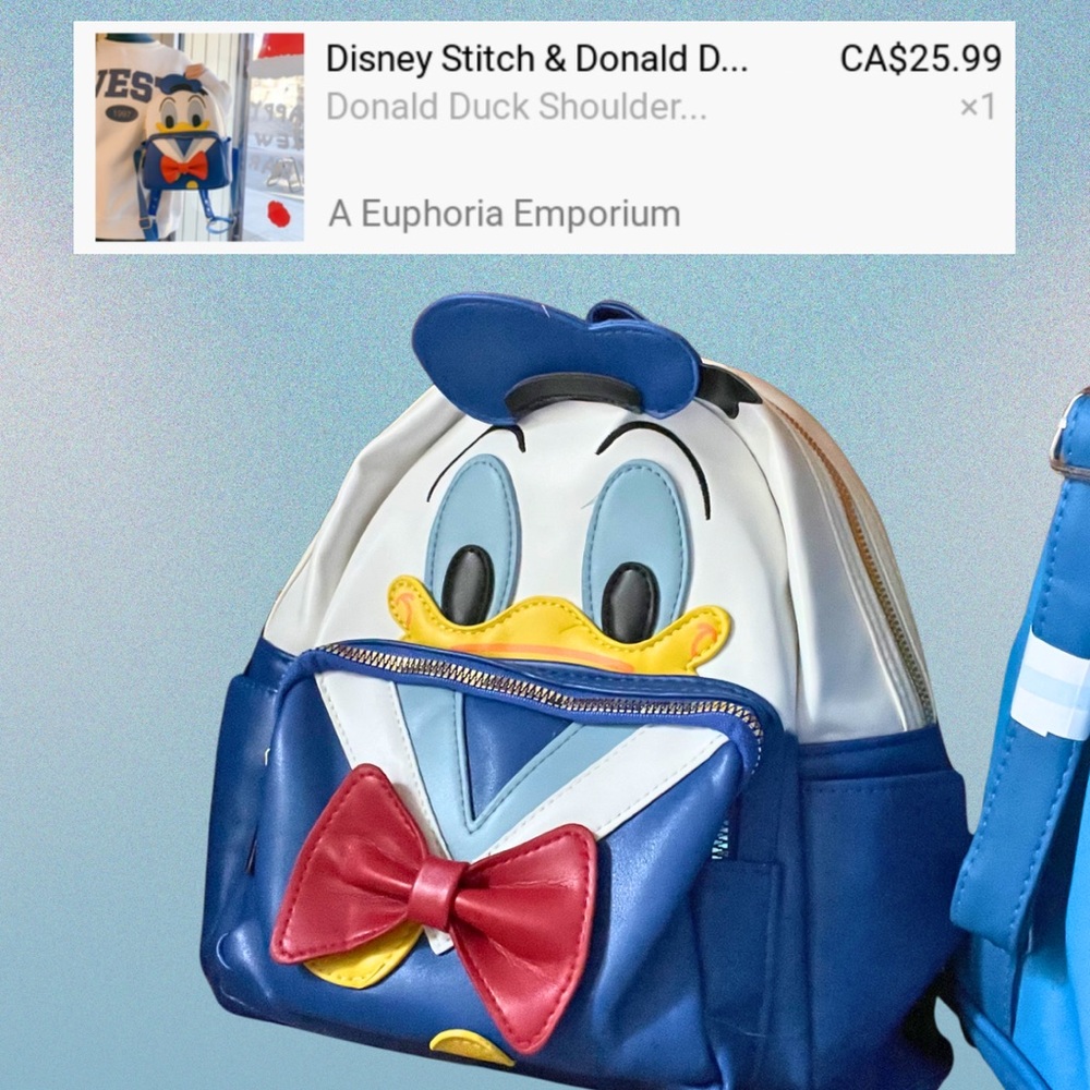 Disney Donald Duck Backpack